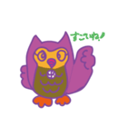 Mr.Poe of an owl（個別スタンプ：3）