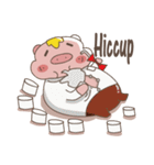 "Hiccup ＆ Oink" pigs (english version)（個別スタンプ：4）