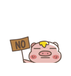 "Hiccup ＆ Oink" pigs (english version)（個別スタンプ：12）