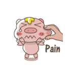 "Hiccup ＆ Oink" pigs (english version)（個別スタンプ：24）