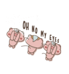 "Hiccup ＆ Oink" pigs (english version)（個別スタンプ：30）