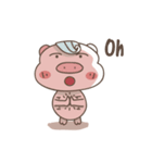 "Hiccup ＆ Oink" pigs (english version)（個別スタンプ：31）