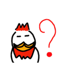 とさか鳥のキトさん。（個別スタンプ：3）