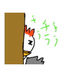とさか鳥のキトさん。（個別スタンプ：8）