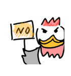 とさか鳥のキトさん。（個別スタンプ：20）