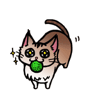琥珀猫との生活（個別スタンプ：14）