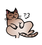 琥珀猫との生活（個別スタンプ：34）