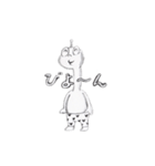 うちゅうじん(えんぴつ)（個別スタンプ：26）