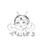 うちゅうじん(えんぴつ)（個別スタンプ：35）