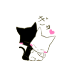 くろのとしろの（個別スタンプ：2）