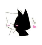 くろのとしろの（個別スタンプ：5）