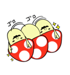 ブサカワきのこファミリー（個別スタンプ：22）