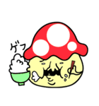 ブサカワきのこファミリー（個別スタンプ：38）