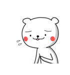 赤いほっぺのクマ（個別スタンプ：3）