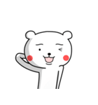 赤いほっぺのクマ（個別スタンプ：5）
