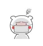 赤いほっぺのクマ（個別スタンプ：8）