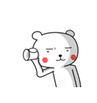 赤いほっぺのクマ（個別スタンプ：23）