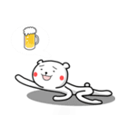 赤いほっぺのクマ（個別スタンプ：25）