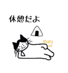 ハチワレねこ ごまくん（個別スタンプ：5）