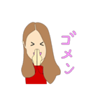 いまどき女子 あいあい（個別スタンプ：18）