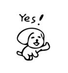 ヘタ犬（個別スタンプ：4）