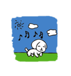 ヘタ犬（個別スタンプ：16）