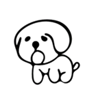 ヘタ犬（個別スタンプ：40）