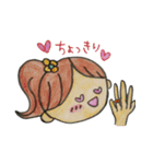 とても可愛い どさんこ女子（個別スタンプ：24）