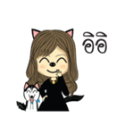 Husky Girl（個別スタンプ：17）
