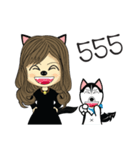 Husky Girl（個別スタンプ：26）