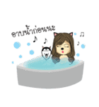 Husky Girl（個別スタンプ：36）