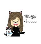 Husky Girl（個別スタンプ：37）