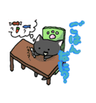 心の飼い猫灰猫さん（個別スタンプ：11）