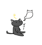 心の飼い猫灰猫さん（個別スタンプ：19）