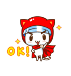 もちぽん＆さきちゃん（個別スタンプ：3）