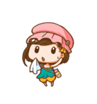 もちぽん＆さきちゃん（個別スタンプ：34）