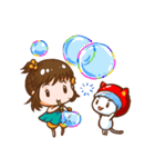 もちぽん＆さきちゃん（個別スタンプ：39）