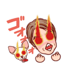 実弦と愛犬バンブーのファンキーな日常（個別スタンプ：5）
