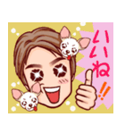 実弦と愛犬バンブーのファンキーな日常（個別スタンプ：13）