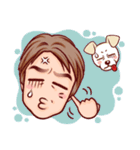 実弦と愛犬バンブーのファンキーな日常（個別スタンプ：26）