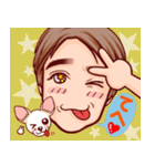 実弦と愛犬バンブーのファンキーな日常（個別スタンプ：30）