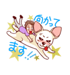 実弦と愛犬バンブーのファンキーな日常（個別スタンプ：35）