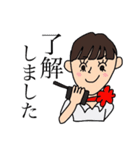 グランドスタッフの生活（個別スタンプ：34）