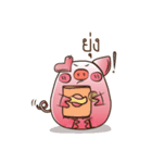 FAT COUPLE : PIG＆DOG（個別スタンプ：3）
