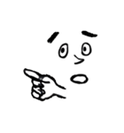 Face X Hand - Not the one you thinking！（個別スタンプ：8）