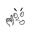 Face X Hand - Not the one you thinking！（個別スタンプ：9）