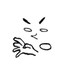 Face X Hand - Not the one you thinking！（個別スタンプ：18）