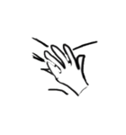 Face X Hand - Not the one you thinking！（個別スタンプ：25）