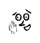 Face X Hand - Not the one you thinking！（個別スタンプ：34）