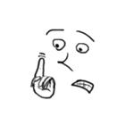 Face X Hand - Not the one you thinking！（個別スタンプ：36）